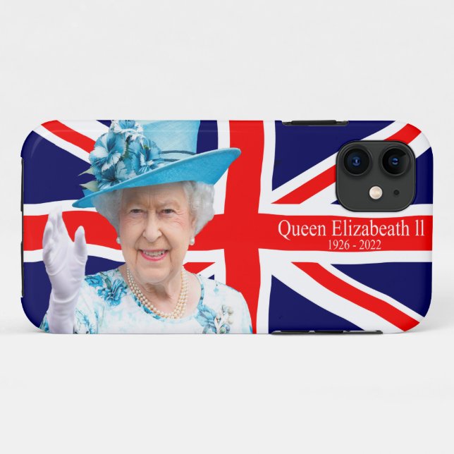 Queen Elizabeth ll iPhone Case (Back (Horizontal))