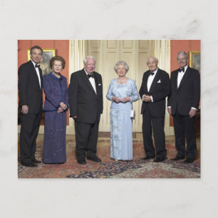 Queen Elizabeth ll, Tony Blair, Margaret Thatcher Postcard