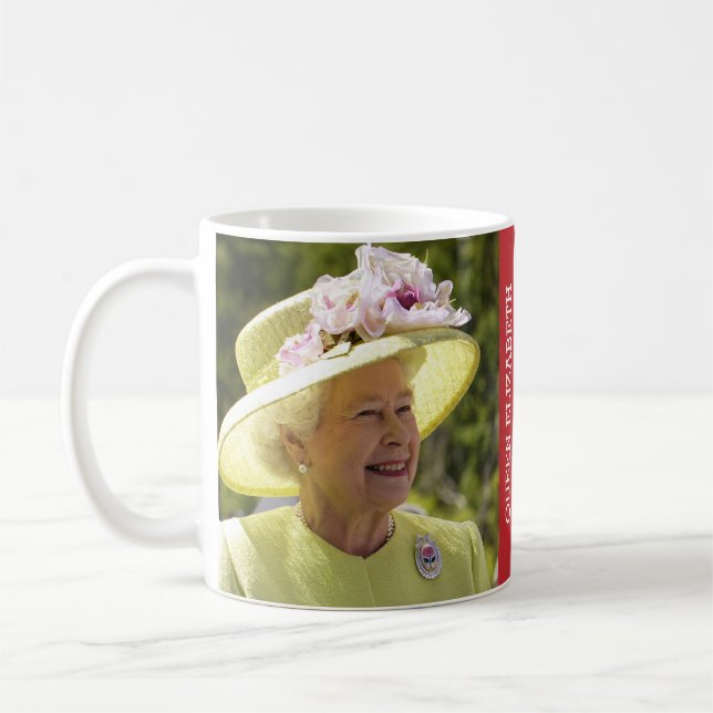 Queen Elizabeth of England Coffee Mug (Left)