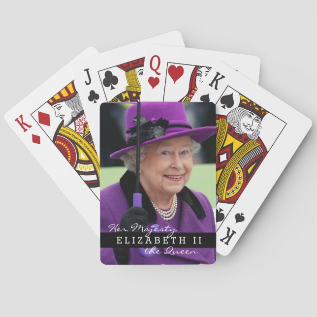 Queen Elizabeth of England Playing Cards (Back)