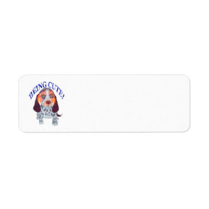 QUEEN ELIZABETH POCKET BEAGLE BEING CUTE INDIGO