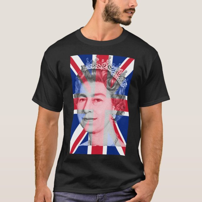 Queen Elizabeth T-ShirtQueen Elizabeth T-Shirt_by  T-Shirt (Front)