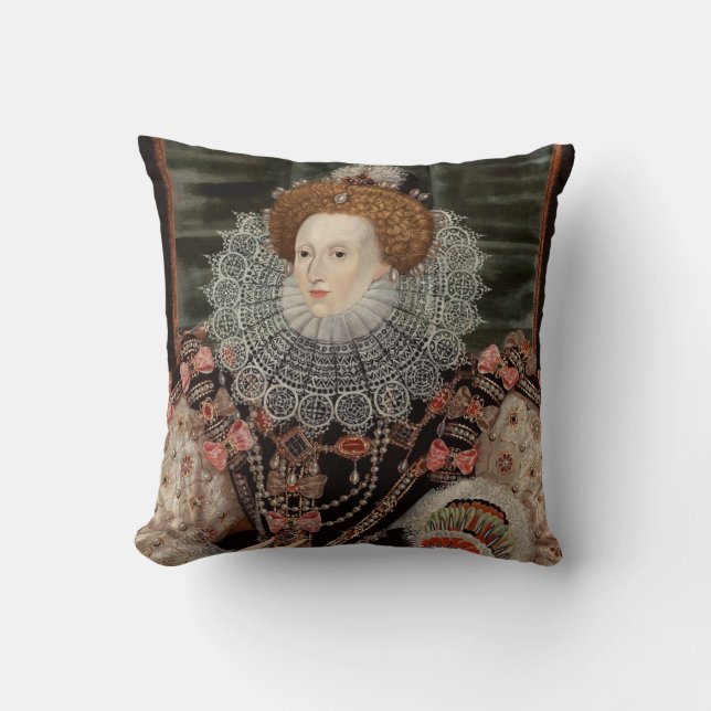 Queen Elizabeth the 1st pillow (Front)