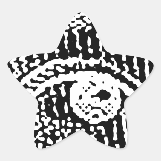 Queen Elizabeth's Eyes Star Sticker (Front)
