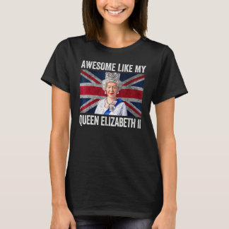 Queen Elizabeth's II British Crown Majesty Queen E T-Shirt