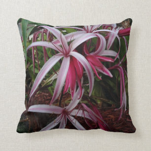 Queen Emma's Purple Crinum Lily Cushion