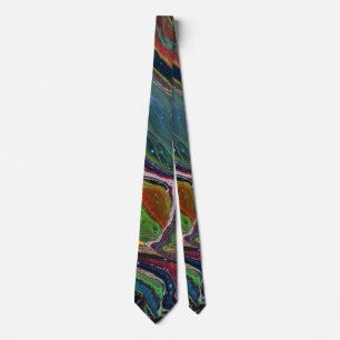 Queen For A Day 2 Crazy Colourful Abstract Tie