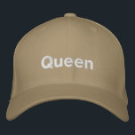 Queen Girl's Women's Flexfit Wool Trucker  Embroidered Hat<br><div class="desc">Queen Girl's Women's Flexfit Wool Trucker Embroidered Baseball Cap You can able to edit the Text. Colour Type is Khaki. The Flexfit Wool Cap is a type of hat known for its comfort, flexibility, and style. Maintenance: Wool caps like this one are relatively easy to maintain. They can often be...</div>