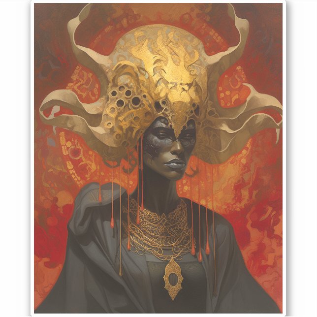 Queen Goddess Fantasy Art (Front)