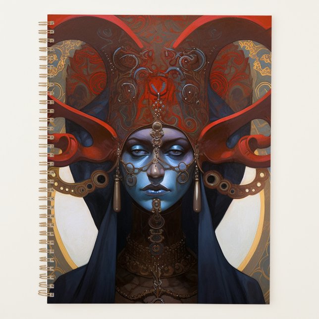 Queen Goddess Fantasy Art Planner (Front)