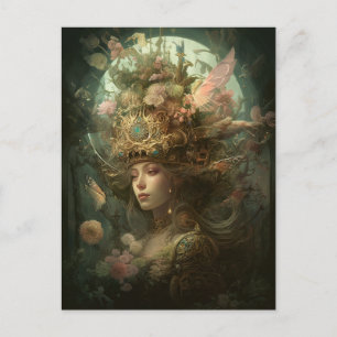 Queen Goddess Fantasy Art Postcard