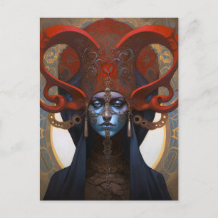 Queen Goddess Fantasy Art Postcard