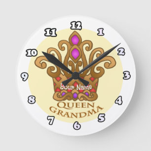 Queen  Grandma  clock 