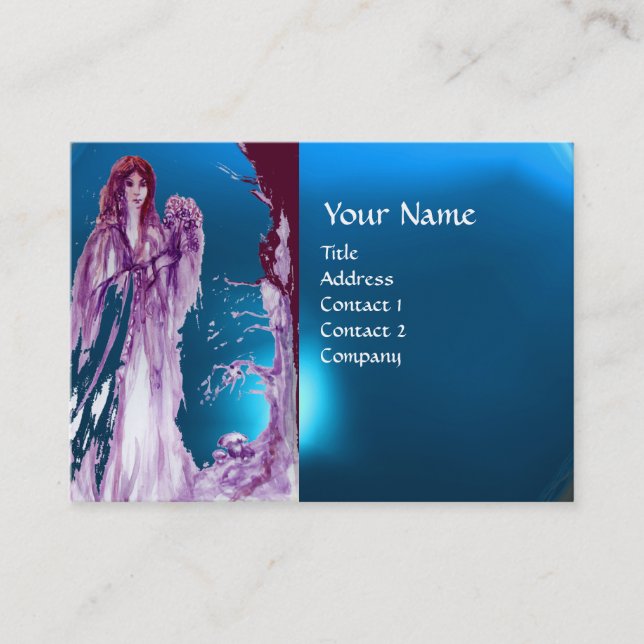 QUEEN GUINEVERE MONOGRAM BUSINESS CARD (Front)