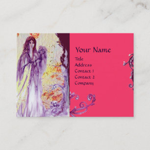 QUEEN GUINEVERE MONOGRAM BUSINESS CARD