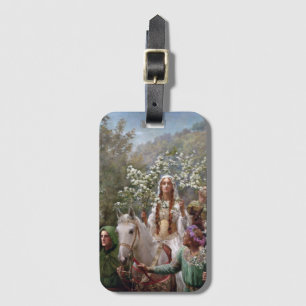 Queen Guinevere's Maying (by John Collier) Luggage Tag