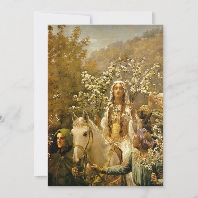 Queen Guinevere's Maying Invitation (Front)