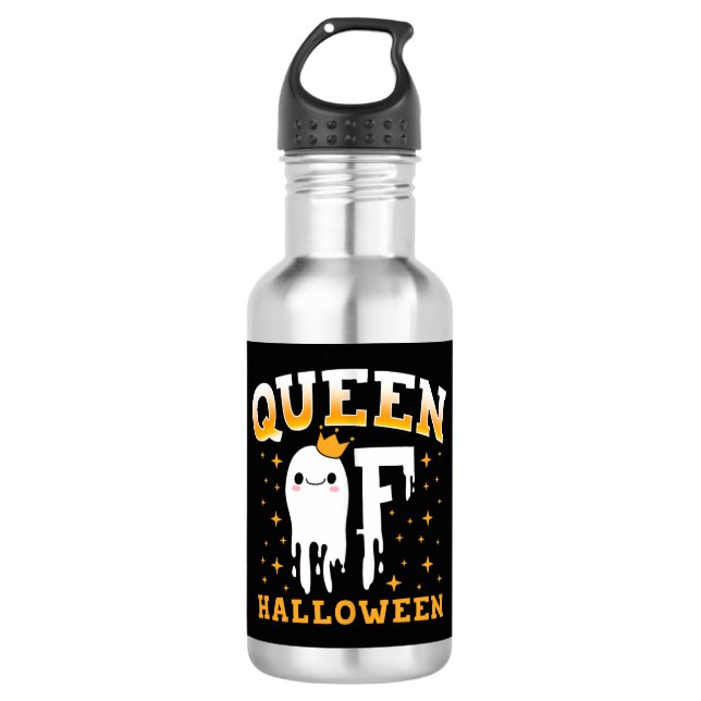 Queen Halloween 710 Ml Water Bottle (Front)