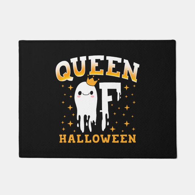 Queen Halloween Doormat (Front)