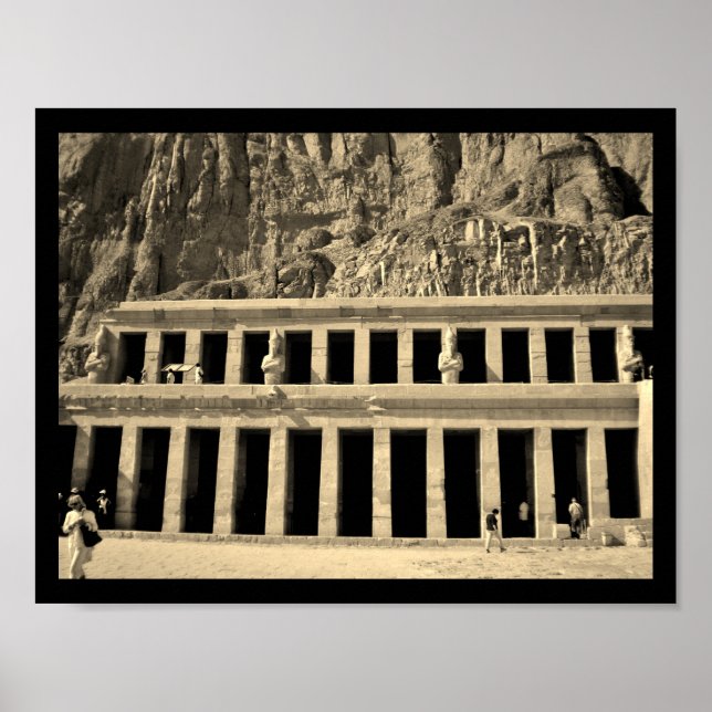 Queen Hatshepsut Temple Poster (Front)