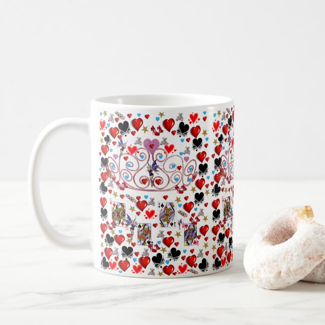 Queen Hearts Mug (With Donut)