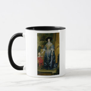 Queen Henrietta Maria and her dwarf Mug