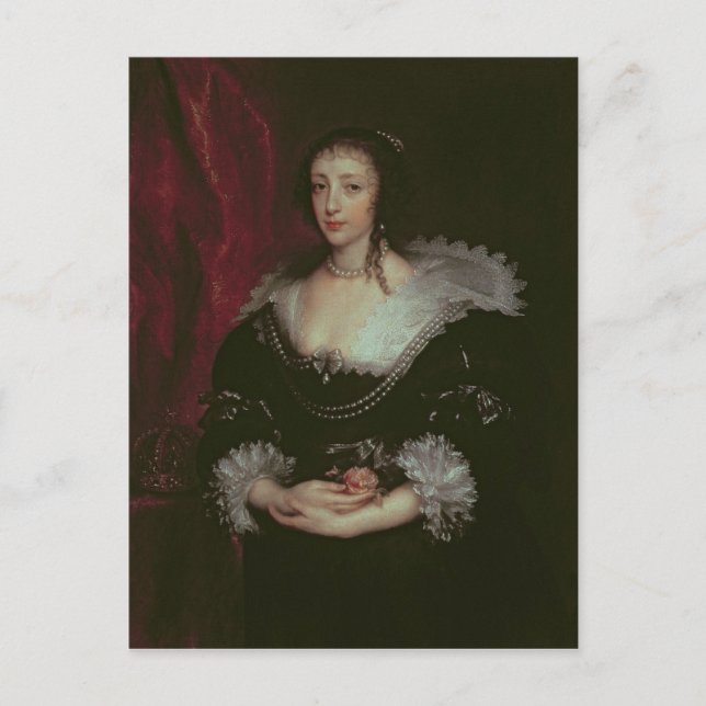 Queen Henrietta Maria Postcard (Front)