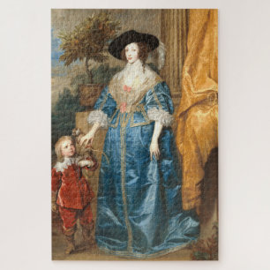 Queen Henrietta Maria, van Dyck Art Jigsaw Puzzle
