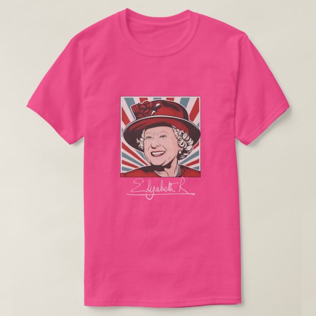 Queen II - ElizabethS England - Queen of England ( T-Shirt (Design Front)
