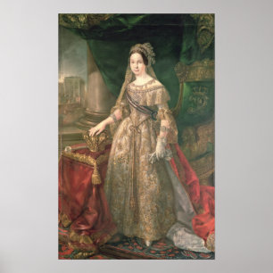Queen Isabella II 1843 Poster