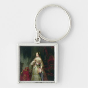 Queen Isabella II  of Spain Key Ring