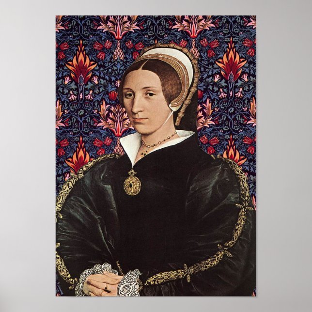 Queen Katherine Howard of  England Portrait Poster (Front)
