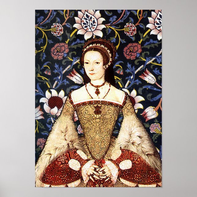 Queen  Katherine Parr of England Portrait Poster (Front)
