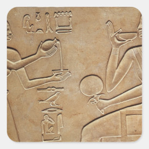 Queen Kawit at her toilet Square Sticker