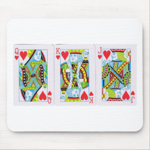 Queen,King,Jack of Hearts Mouse Mat