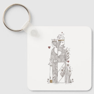 Queen+King Key Ring