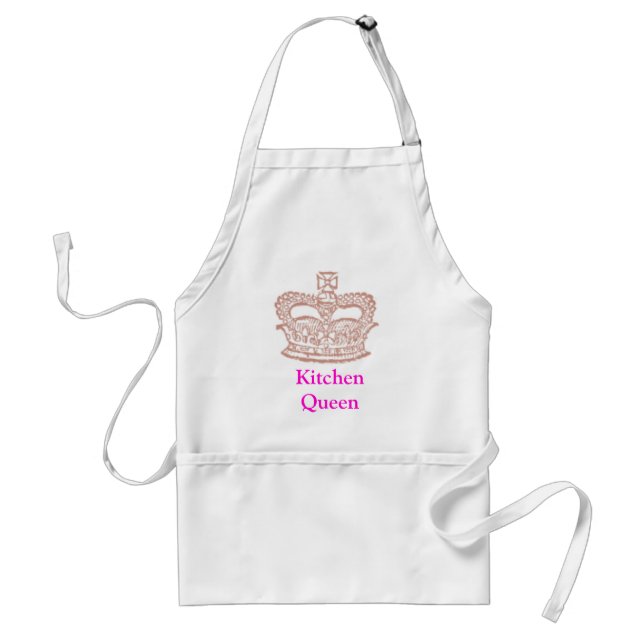 queen, Kitchen Queen Standard Apron (Front)