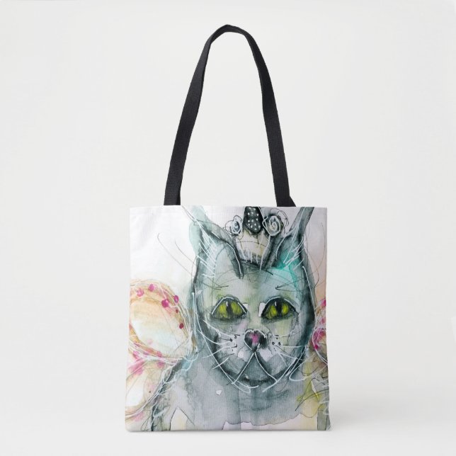 Queen Kitten  Tote Bag (Front)
