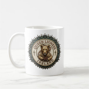 Queen Lioness. Ireland Coffee Mug