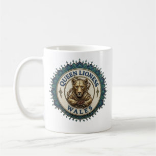 Queen Lioness. Wales Coffee Mug
