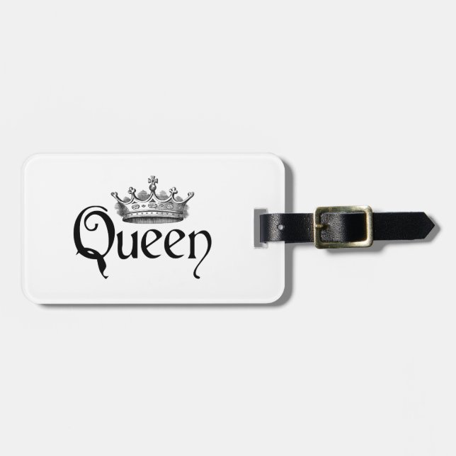 Queen Luggage Tag (Front Horizontal)