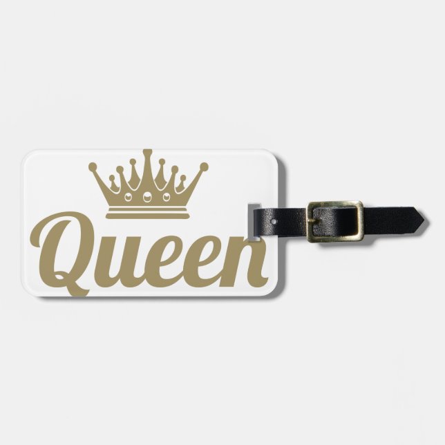Queen Luggage Tag (Front Horizontal)