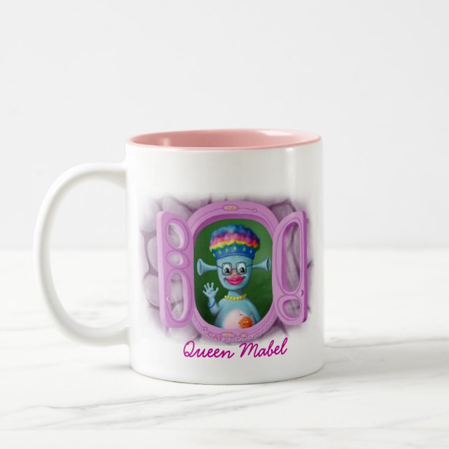 Queen Mabel & Cedric Two-Tone Coffee Mug (Left)