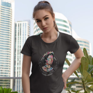 Queen Made Of Flowers  T-Shirt