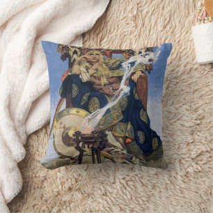 Queen Maeve Warrior Princess Fantasy Art Cushion