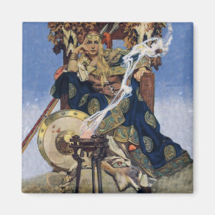 Queen Maeve Warrior Princess Fantasy Art Magnet