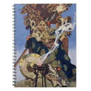 Queen Maeve Warrior Princess Fantasy Art Notebook