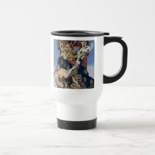 Queen Maeve Warrior Princess Fantasy Art Travel Mug