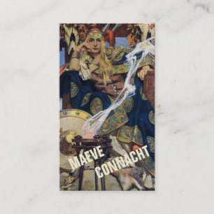 Queen Maeve Warrior Woman Princess Business Card