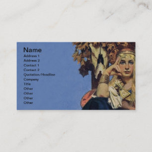 Queen Maeve Warrior Woman Princess Business Card